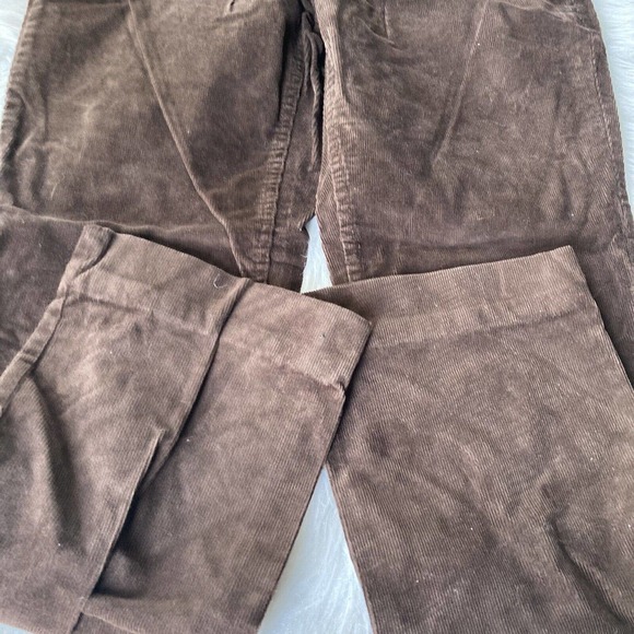 St. John's Bay Brown Boot Cut Pants - Picture 3 of 10